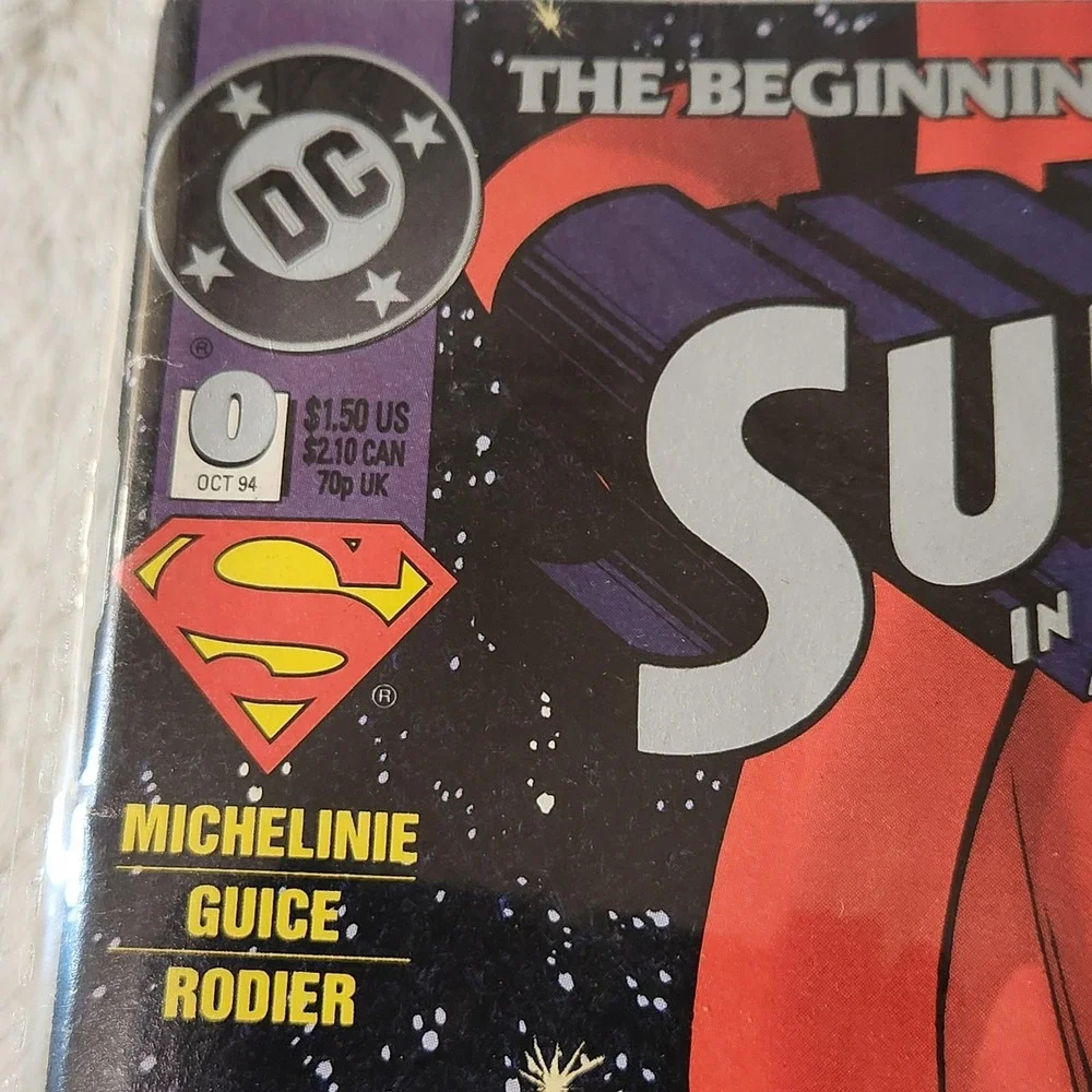 Vintage 1994 Superman‎ in Action Comics #0 DC Comic Book Superhero Collectible